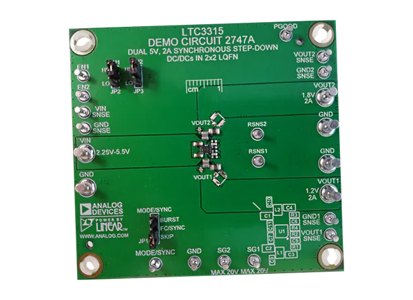 亚德诺半导体 DC2747A LTC3315A用评估板