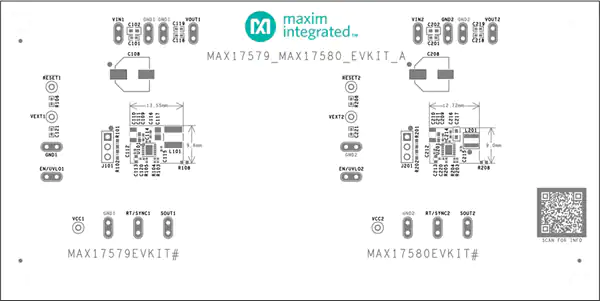 美信半导体 MAX17579EVKIT/MAX17580EVKIT评估套件