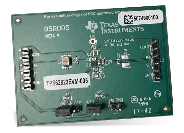 德州仪器 TPS62823EVM-005转换器评估模块 (EVM)