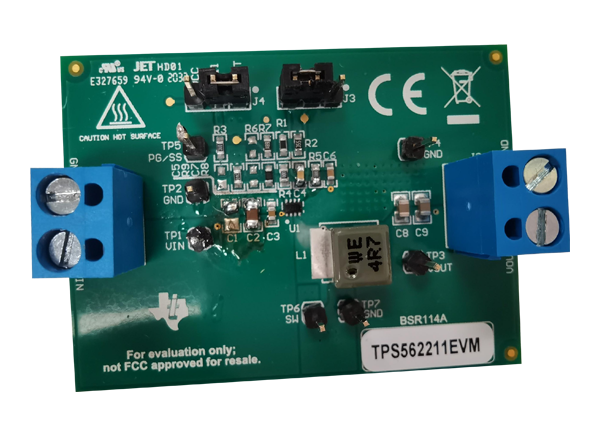德州仪器 TPS562211EVM转换器评估模块 (EVM)