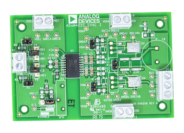 亚德诺半导体 ADuM4221、ADuM4221-1和ADuM4221-2评估板