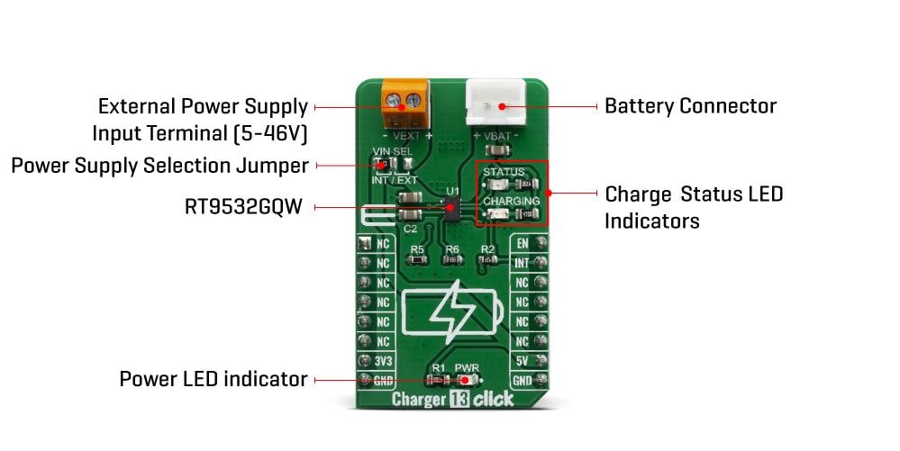 Mikroe Charger 13 Click