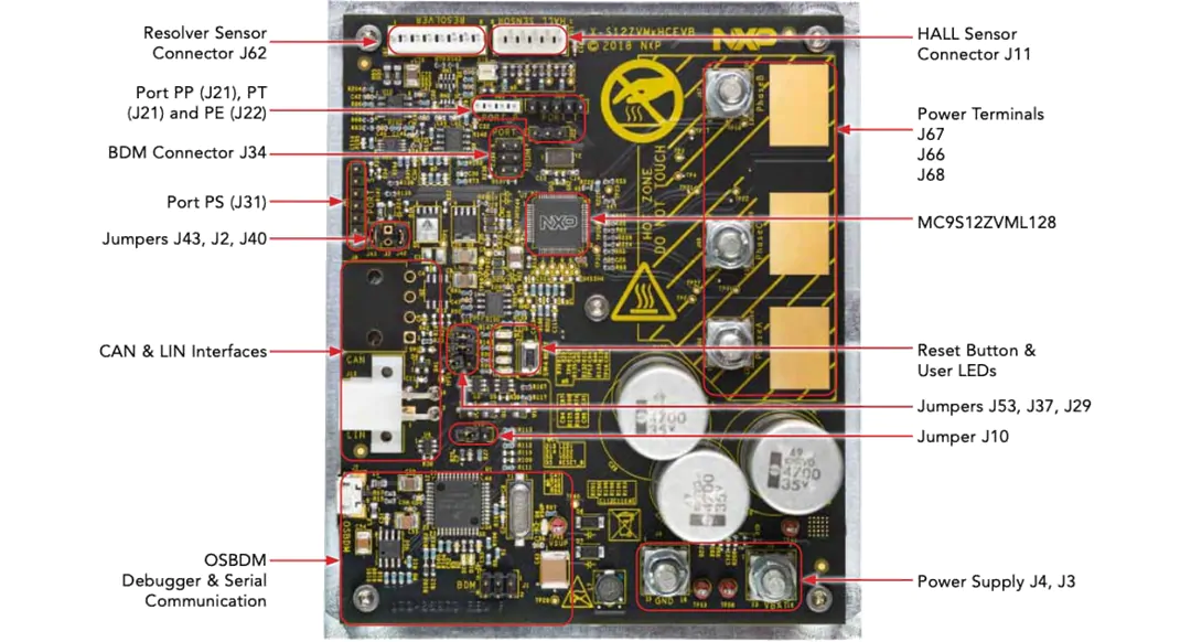 恩智浦半导体 MCSXSR1CS12ZVM S12ZVM评估板