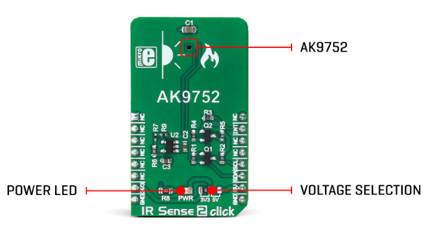 Mikroe MIKROE-2966 IR Sense 2 Click板