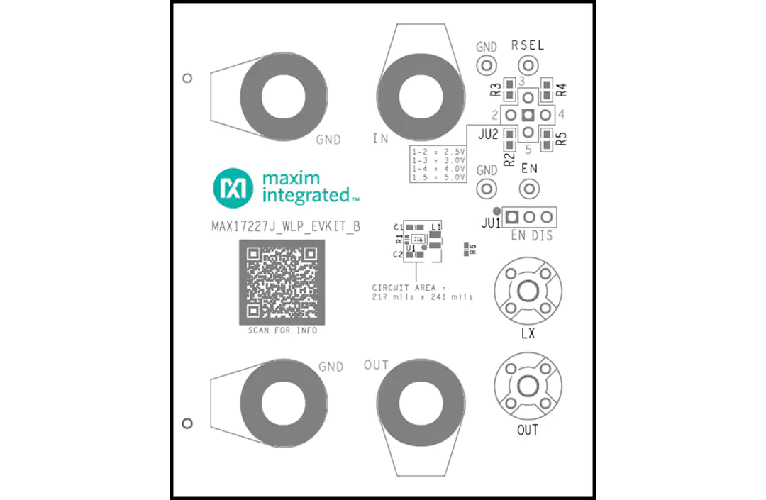 美信半导体 MAX17227JEVK评估套件 (MAX17227JEVK#WLP)