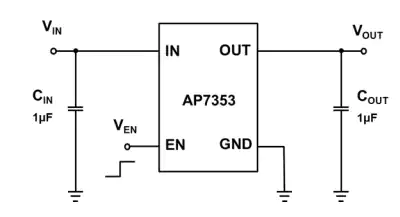 应用电路图 - 达尔科技 AP7353开发工具