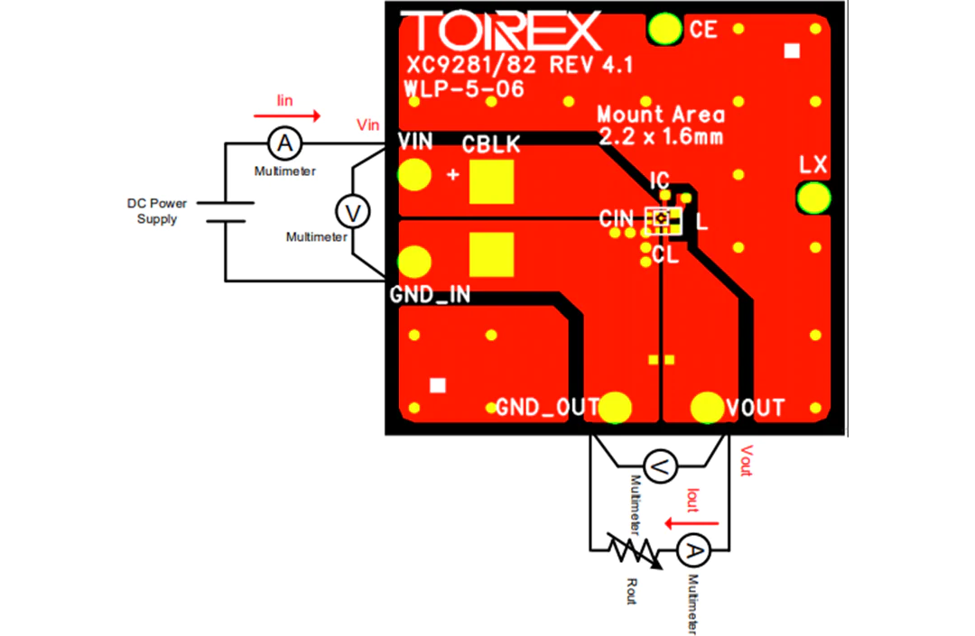 Torex Semiconductor XC9282B33E0R-G 3.3V Evaluation Board