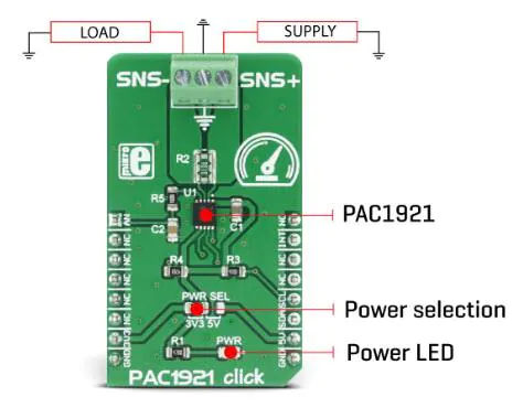 Mikroe MIKROE-2910 PAC1921 Click板