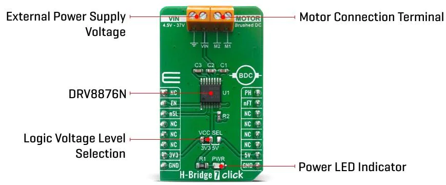 Mikroe H-Bridge 7 Click