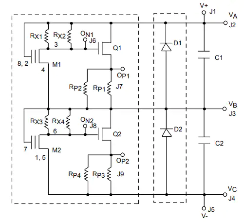 Schematic - Advanced Linear Devices SABMBOVP/SABMBOVP2XX Over Voltage Protection PCBs