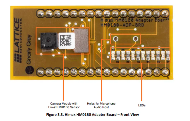 莱迪思半导体 Himax HM01B0 UPduino Shield