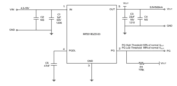 Schematic - 美国芯源系统(MPS) EV2018-ZD-33-00A Evaluation Board