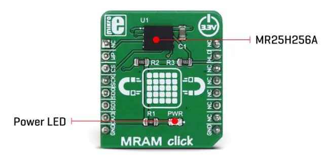 Mikroe MIKROE-2914 MRAM Click板