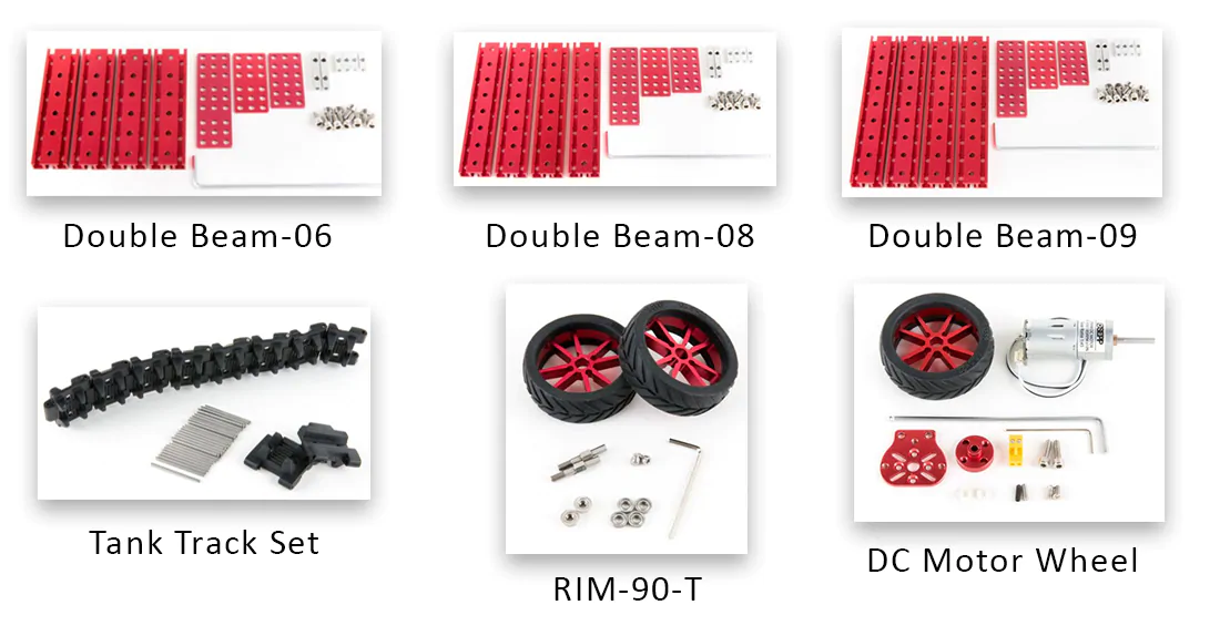 Chart - OSEPP Electronics Sensor Modules, Shields & Mechanical Parts