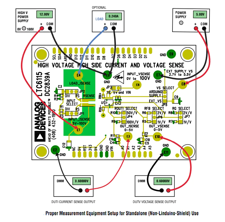 位置电路 - Analog Devices Inc. DC2839A LTC6115用演示电路