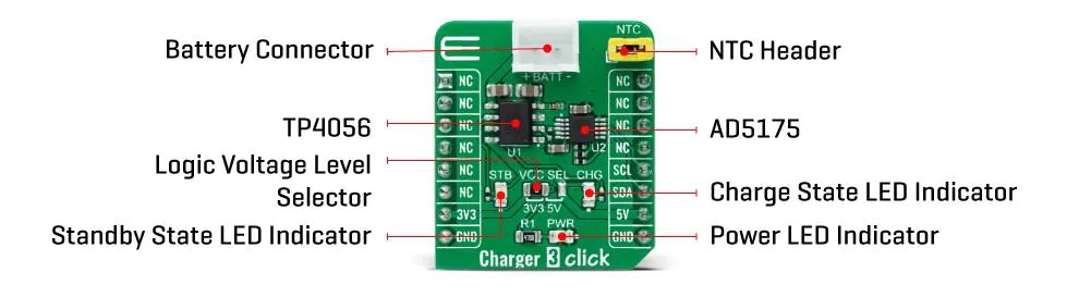 Mikroe Charger 3 Click