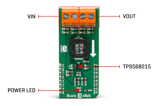 Mikroe MIKROE-2971降压3 Click板