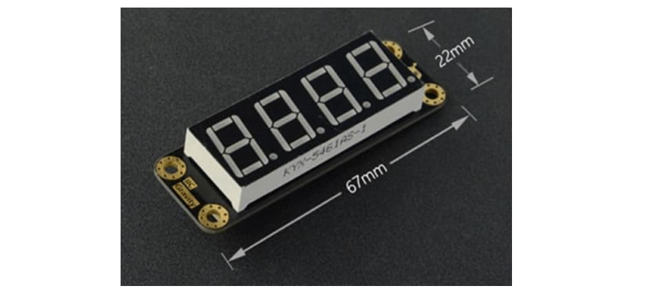 DFRobot DFR0645 4-Digital LED Segment Display Modules