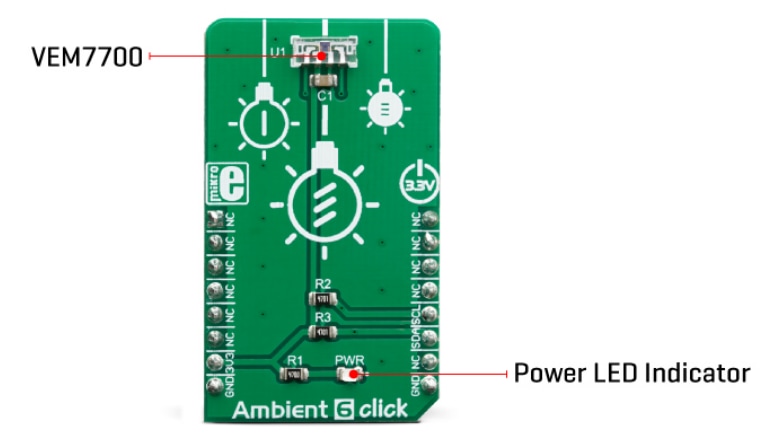 Mikroe MIKROE-3444 Ambient 6 Click