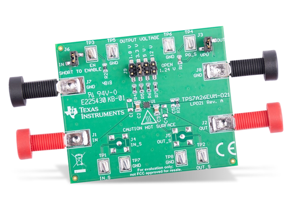 德州仪器 TPS7A26EVM-021稳压器评估模块 (EVM)