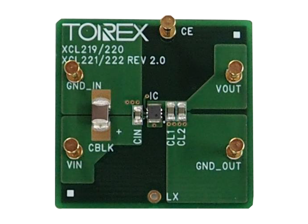 Torex Semiconductor XCL220评估板